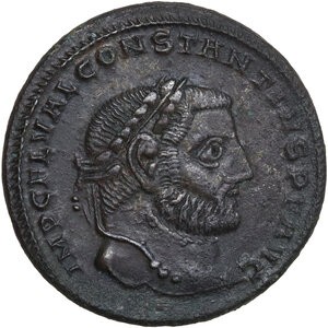 obverse: Constantius I Chlorus (305-306).. AE Follis. Serdica mint