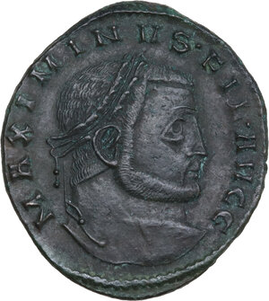 obverse: Maximinus II Daia (309-313).. Follis, Thessalonica circa 309-310