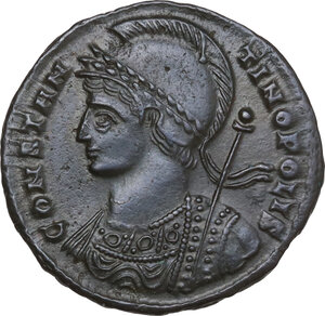 obv: Constantine I (307-337).. AE 18 mm, Siscia mint, 334-335