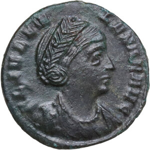 obverse: Helena, mother of Constantine I (Augusta 324-330).. AE 15 mm, Constantinople mint, 337-340