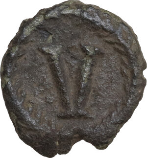 reverse: Justinian I (527-565).. AE Pentanummium, uncertain mint