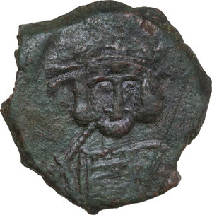 obverse: Constantine IV (668-685).. Follis, Syracuse