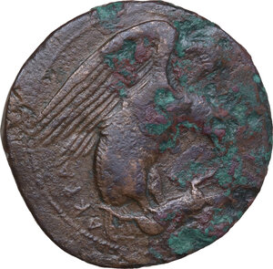 obverse: Akragas. AE Hemilitron, 425-406 BC