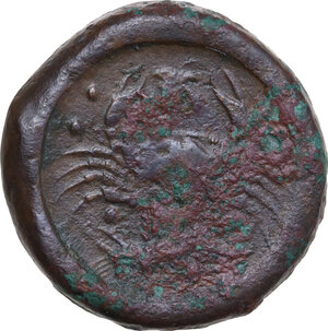 reverse: Akragas. AE Hemilitron, 425-406 BC