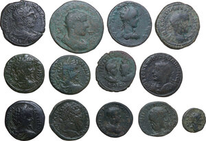 obverse: Roman provincial coinage.. Multiple lot of thirteen (13) unclassified AE Roman Provincial coins