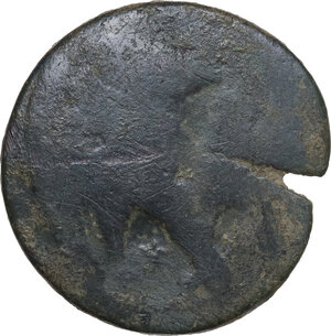 obverse: Akragas. AE Hemilitron, after 255 BC. Punic occupation
