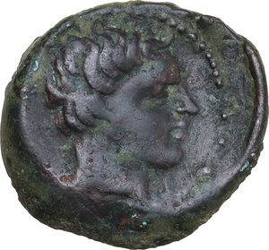 reverse: Gela. AE Tetras, c. 420-405 BC
