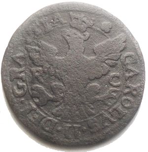 obverse: Zecche Italiane. Palermo. Carlo II (1665-1700). Grano 1700. Sp. 84. MIR 497/3. AE. g.4.61