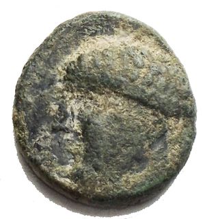 obverse: Kings of Illyria, Ballaios (c. 190-175 BC). Æ (13.9 mm, 2.7g). Head of Ballaios l. R/ Artemis standing l., holding long torch. SNG Copenhagen 530. Untouched Good VF 