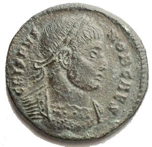 obverse: Impero Romano. Crispo (317-326). Follis r/ VOT X  in ex QT gr 3,42 mm 19,25