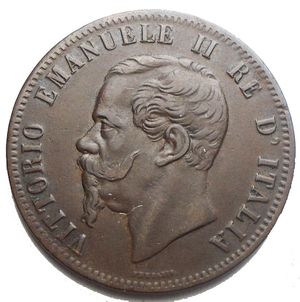 obverse: Vittorio Emanuele II 10 centesimi 1862 SSZ  Nc