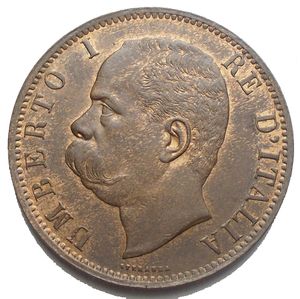 obverse: Umberto I 10 centesimi 1894 BI