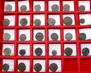 obverse: Roman Empire Commemorative Issues (AD 330-354) Ae Interesting set of 28 specimens of various mints, cataloged Good conservation