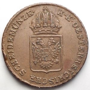 reverse: Austria 1 kreuzer, 1816