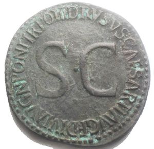 reverse: Al tipo di Nero e Druso Ae g 26,7 mm 33,01 x 33,6