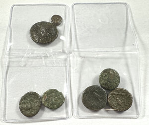 obverse: GRECIA CLASSICA Lotto di 7 monetine in bronzo
