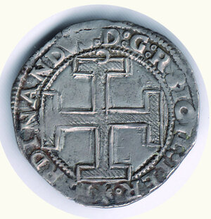 reverse: NAPOLI - Ferdinando I d’Aragona (1458-1494) - Coronato - MIR 68/16.