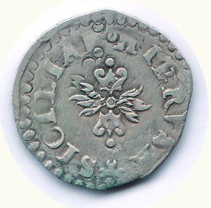 reverse: NAPOLI - Filippo II (1556-1598) - Carlino - Pannuti-Riccio75.