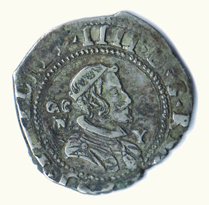 obverse: NAPOLI - Filippo IV - 15 Grana 1647