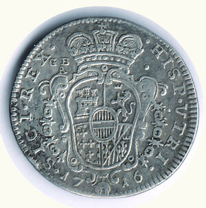 reverse: NAPOLI - Carlo VI d’Asburgo (1711-1734) - II periodo - Tarì 1716 - MIR 324/2.