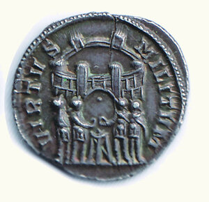 reverse: MASSIMIANO (286-310) - Argenteo; D/ Busto imperatore; R/ Tetrarchi che sacrificano.