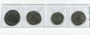 obverse: BASSO IMPERO - Lotto di 4 monete in bronzo