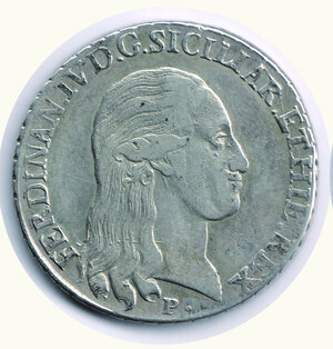 obverse: NAPOLI - Ferdinando IV - Piastra da 120 Gr. 1798.