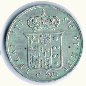 reverse: NAPOLI - Ferdinando II - Piastra da 120 Grana 1857