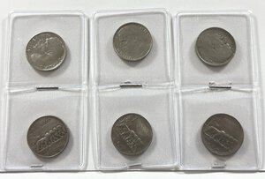 obverse: VITTORIO EMANUELE III - 50 Centesimi - 6 monete