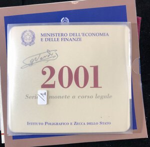 obverse: REPUBBLICA ITALIANA 13 serie annuali anni 70; 1987/1992; 1996/2001