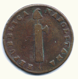 reverse: NAPOLI - Repubblica Napoletana 1799 - 6 Tornesi.