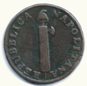 reverse: NAPOLI - Repubblica Napoletana - 4 Tornesi 1799.