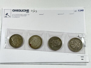 obverse: RUSSIA - Nicola II - Lotto di 4 monete da 1 Rublo 1896, 1897, 1898, 1899.