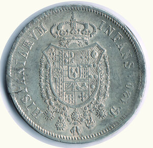 reverse: NAPOLI - Ferdinando IV - Piastra da 120 Gr. 1818