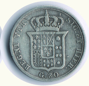 reverse: NAPOLI - Ferdinando II - 20 Grana 1833