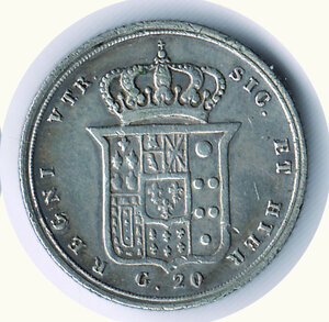reverse: NAPOLI - Ferdinando II - 20 Grana