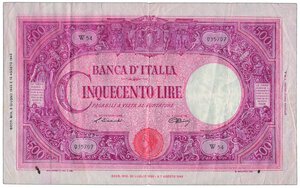 obverse: REGNO D ITALIA - LUOGOTENENZA DI UMBERTO - 50 Lire