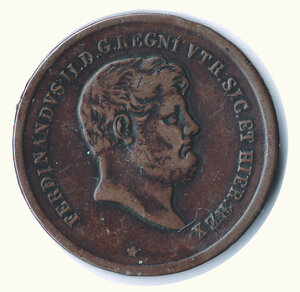 reverse: NAPOLI - Ferdinando II - 10 Tornesi 1858