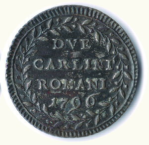 reverse: ROMA - Pio VI (1775-1799) - 2 Carlini 1796 - MIR 2782/1.
