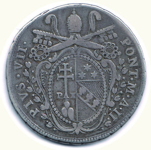 reverse: ROMA - Pio VII - ½ Scudo 1802