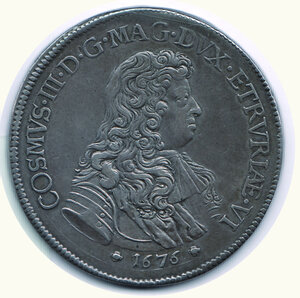 reverse: FIRENZE Cosimo III - Piastra 1676
