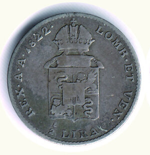 obverse: VENEZIA - Francesco I - Mezza Lira 1822