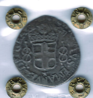 reverse: SAVOIA - Carlo Emanuele I (1580-1630) - 6 Soldi