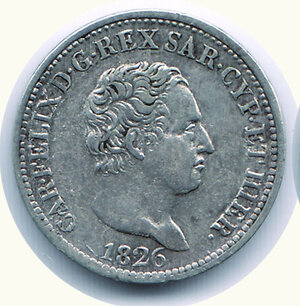 obverse: SAVOIA - Carlo Felice - 50 Cent. 1826 To.