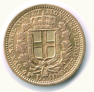 reverse: SAVOIA - Carlo Alberto (1831-1849) - 10Lire 1833 Ge.