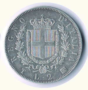 reverse: SAVOIA - Vittorio Emanuele II - 2 Lire 1863 To.