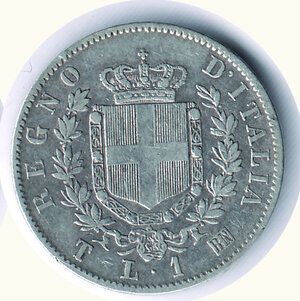 reverse: VITTORIO EMANUELE II - Lira 1863