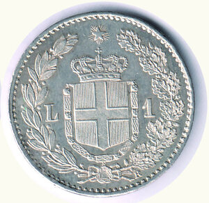 reverse: UMBERTO I - Lira 1886 - Pagani 603.