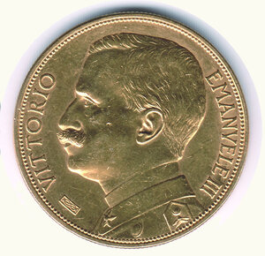 reverse: VITTORIO EMANUELE III - 100 Lire 1912