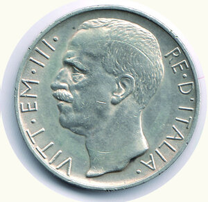 reverse: SAVOIA - Vittorio Emanuele III - 10 Lire 1926 - Bordo largo.